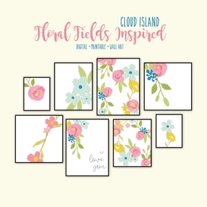 Cloud island diaper bag floral sale