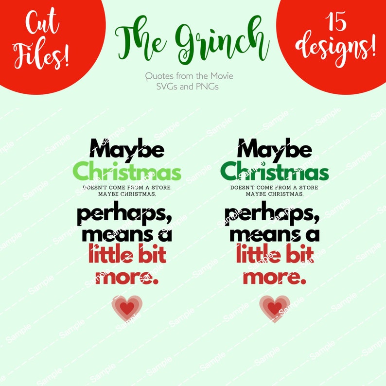 Grinch Quote SVG and Pngs Digital Cut File Cricut PNG SVG the Grinch
