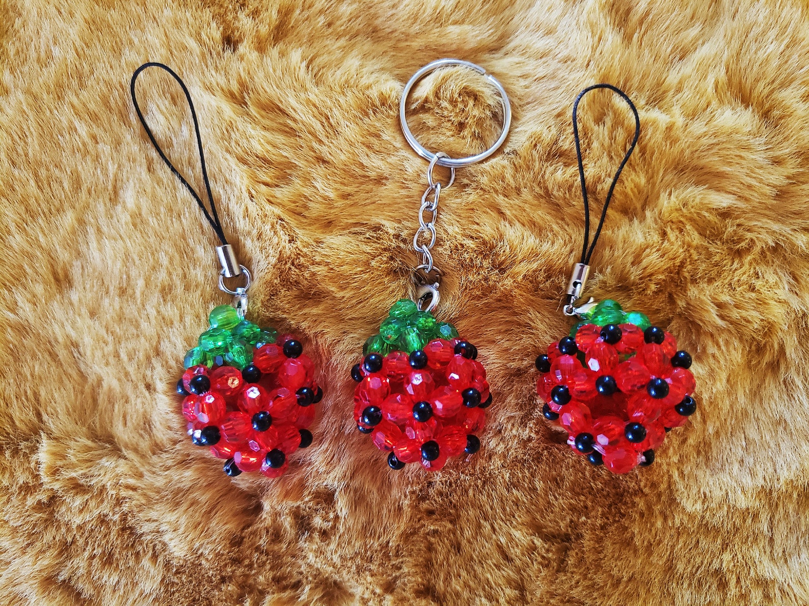 Bead Keychains/ Beads String Keychains/keychains/art Décor/ Etsy UK