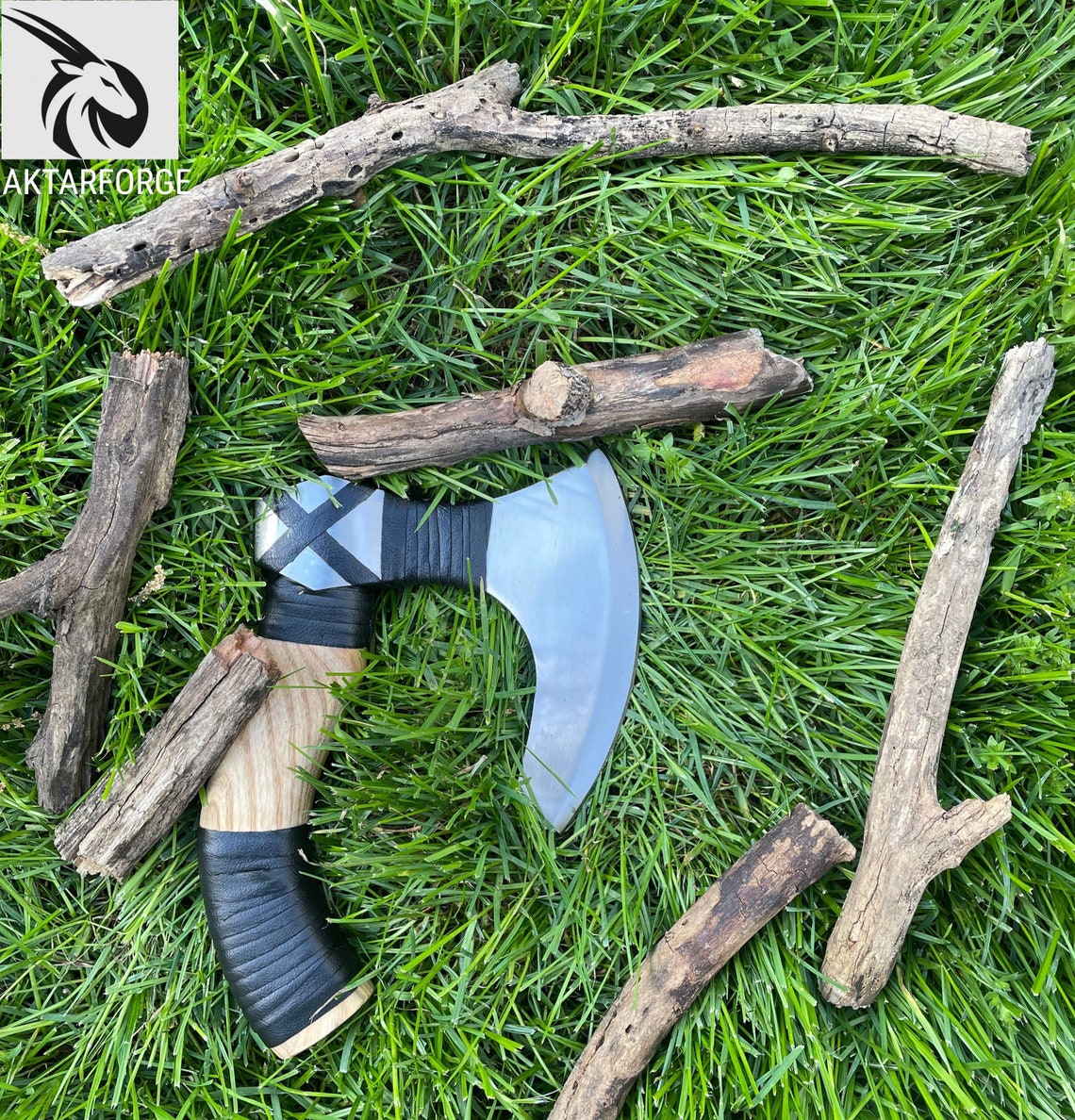 The Original Pizza Axe viking pizza cutter axe Viking Etsy