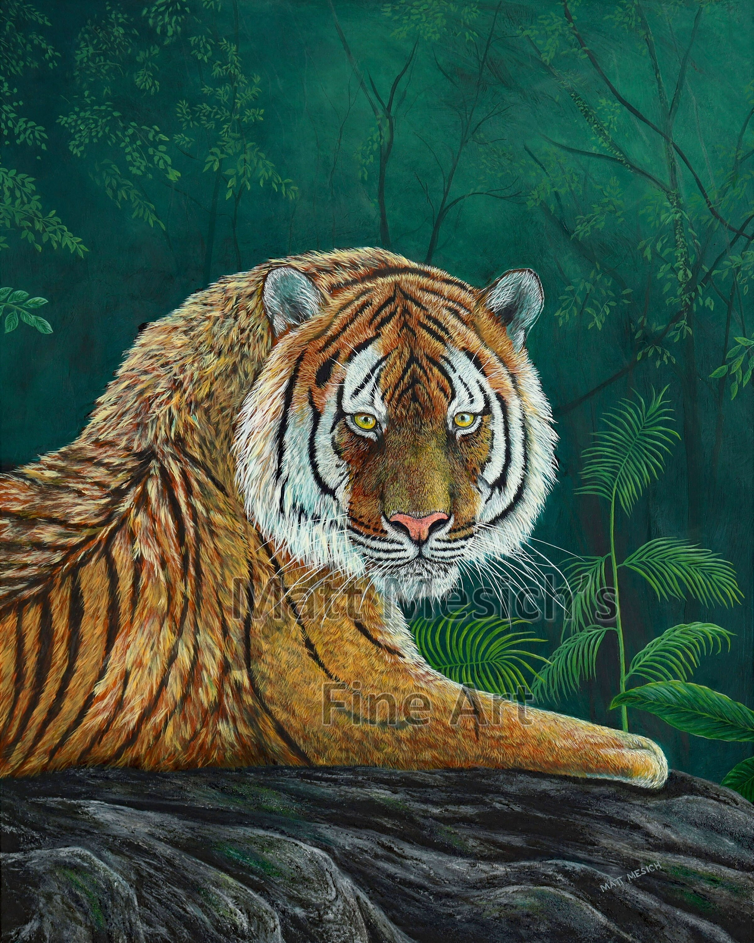 Bengal Tiger Print Tiger Print Tiger Wall Art Tiger Jungle Etsy