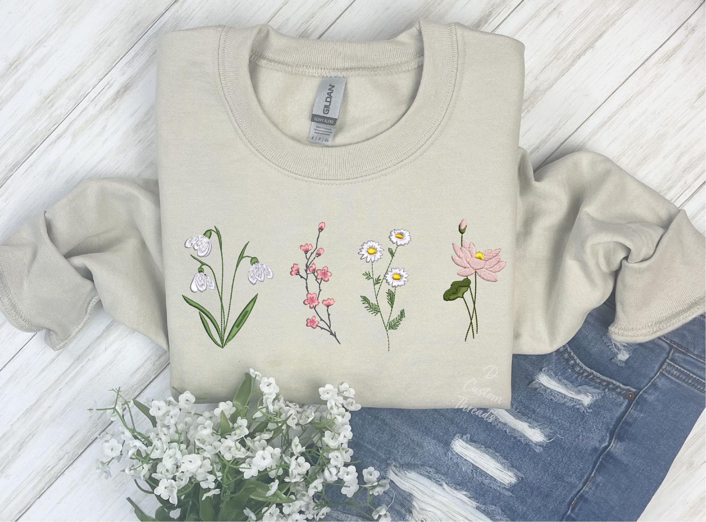 Flower sweatshirt shop