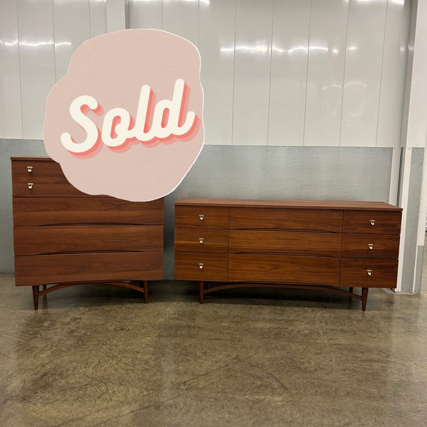 Mid Century Modern Dresser Etsy