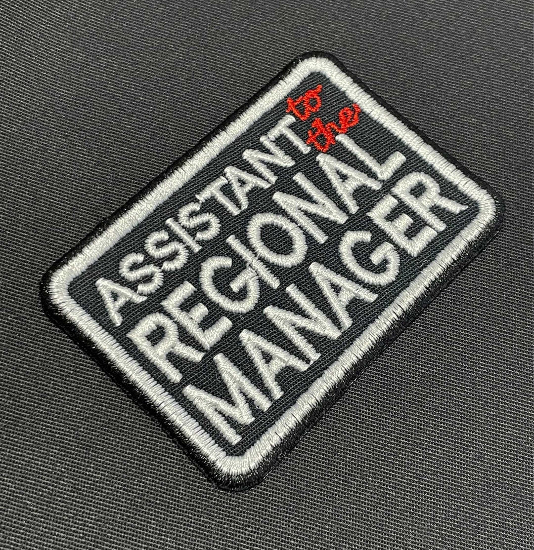 Assistant TO THE Regional Manager - Embroidered Patch - Iron/sew On - Etsy