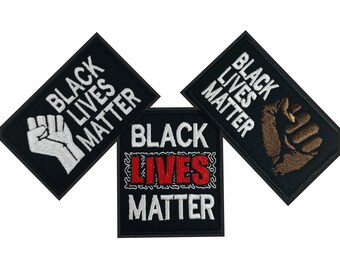 Black Lives Matter - Embroidered Patch - Iron/Sew on
