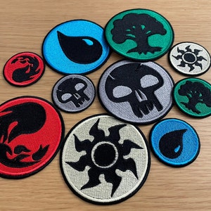 Mana Emblem - Embroidery Patches- 3 Sizes - Iron/Sew on image 10