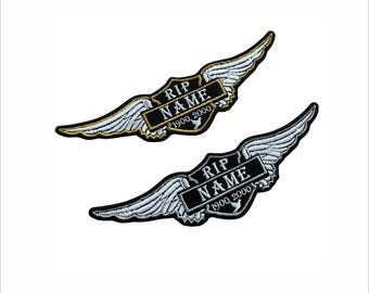 Biker Memorial Custom Patch - In Memory of Your Love One - 3 Styles