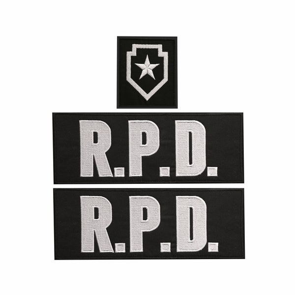 Resident Evil – RPD-Kit – bestickter Aufnäher – zum Aufbügeln/Aufnähen