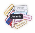 Custom Embroidered Name - 4 Sizes - Hook & Loop or Iron/Sew on product logo