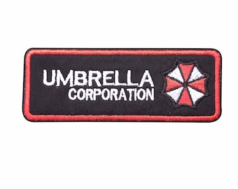 Umbrella Corporation – Resident Evil – bestickter Aufnäher – zum Aufbügeln/Aufnähen