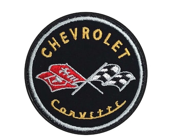 1953 Car Emblem - Embroidered Patch - Iron/Sew on - 85mm