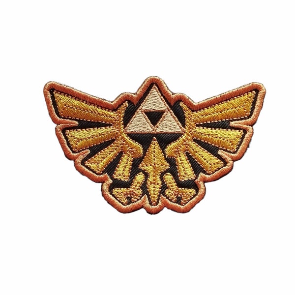 Zelda - Triforce - écusson brodé - à repasser/à coudre - 110 mm