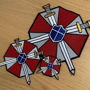 Umbrella UBCS - 3 Sizes - Resident Evil Logo - 100% Embroidered Patch - Iron/Sew on