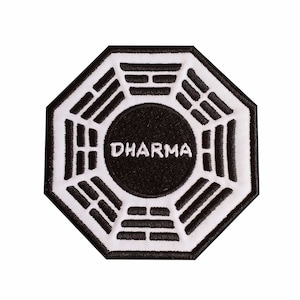 Dharma Initiative - All Stations - Embroidered Patch Iron/Sew on 95mm