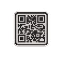 Custom Static QR Code - Embroidery Patch - 4 Sizes - Hook And Loop - Iron/Sew on product logo