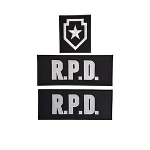 Resident Evil - Kit RPD - Parche bordado - Termoadhesivo/Cosible - Bucle y gancho