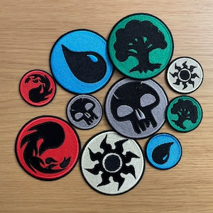 Mana Emblem - Embroidery Patches- 3 Sizes - Iron/Sew on image 9