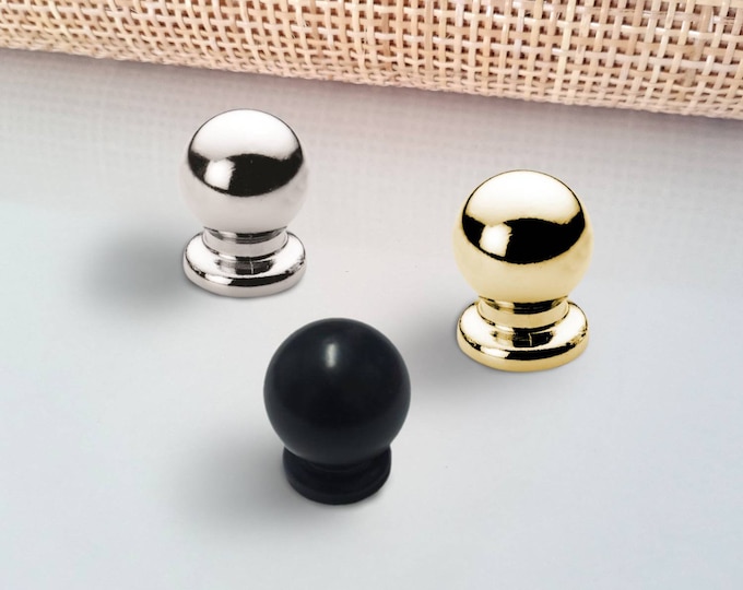 Small Cabinet Knobs 22mm, Ball Knobs, Tiny Cabinet Knobs, Gold Knobs, Chrome Knobs, Black Knobs, Farmhouse Knobs, Modern Knobs, Boho Knobs