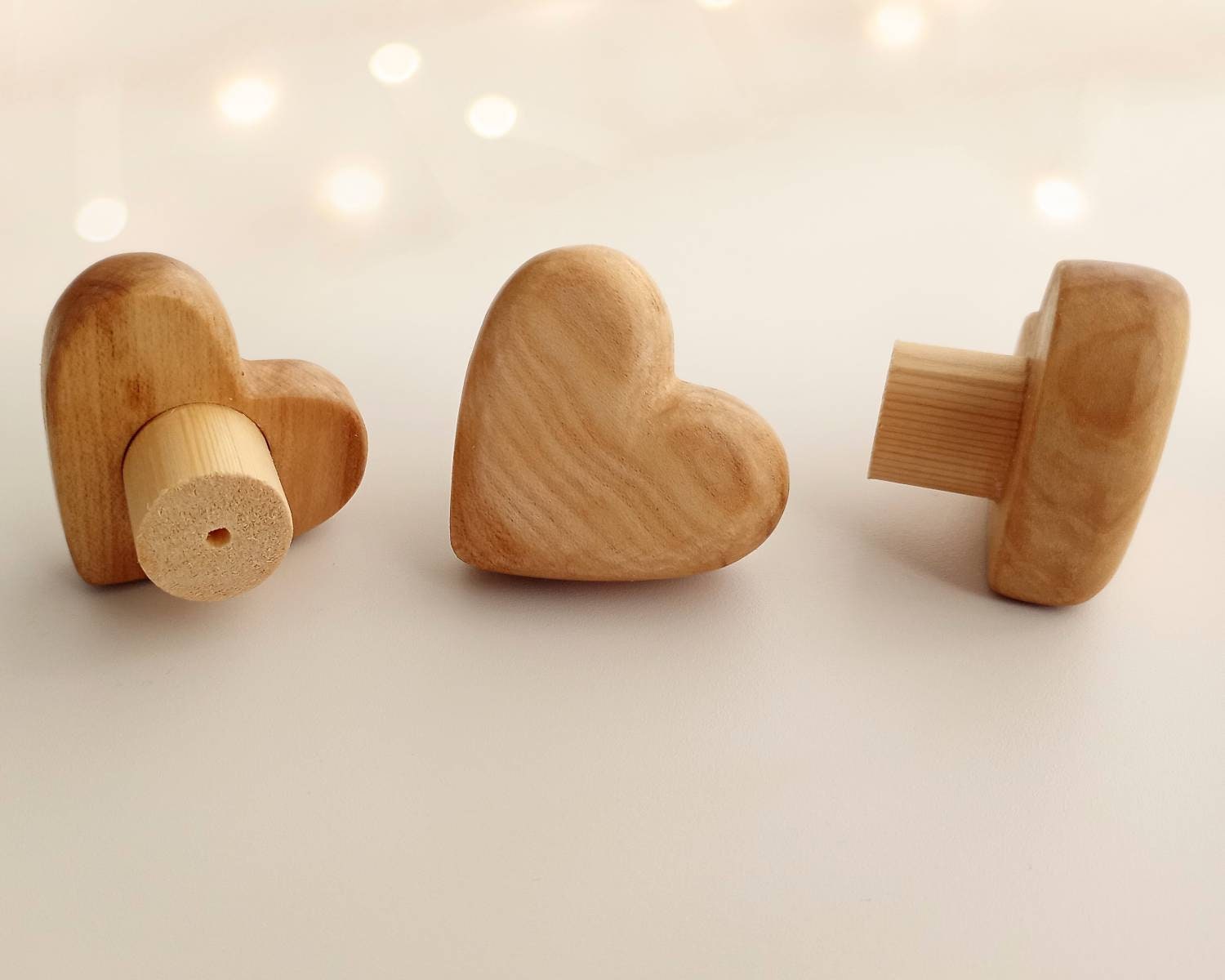 Large Heart Knobs Etsy