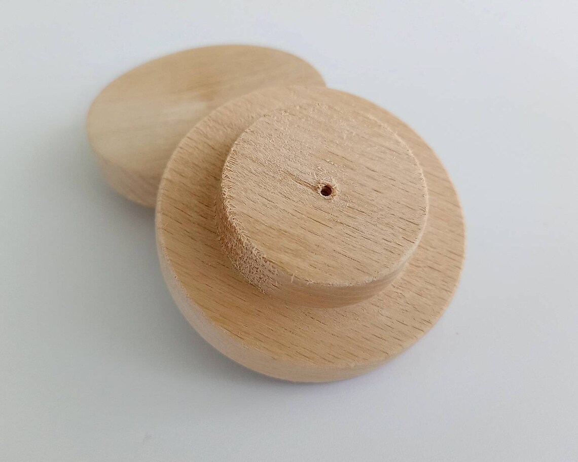 Large Wood Knobs 3.5 90mm Extra Large Knobs Unfinished Etsy