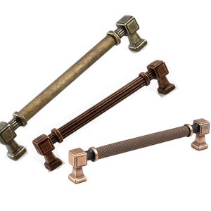 Antike Bronze Kupfer Schwarz Gold Grau Chrom Schrank Knäufe und Knöpfe: Vintage Style Hardware