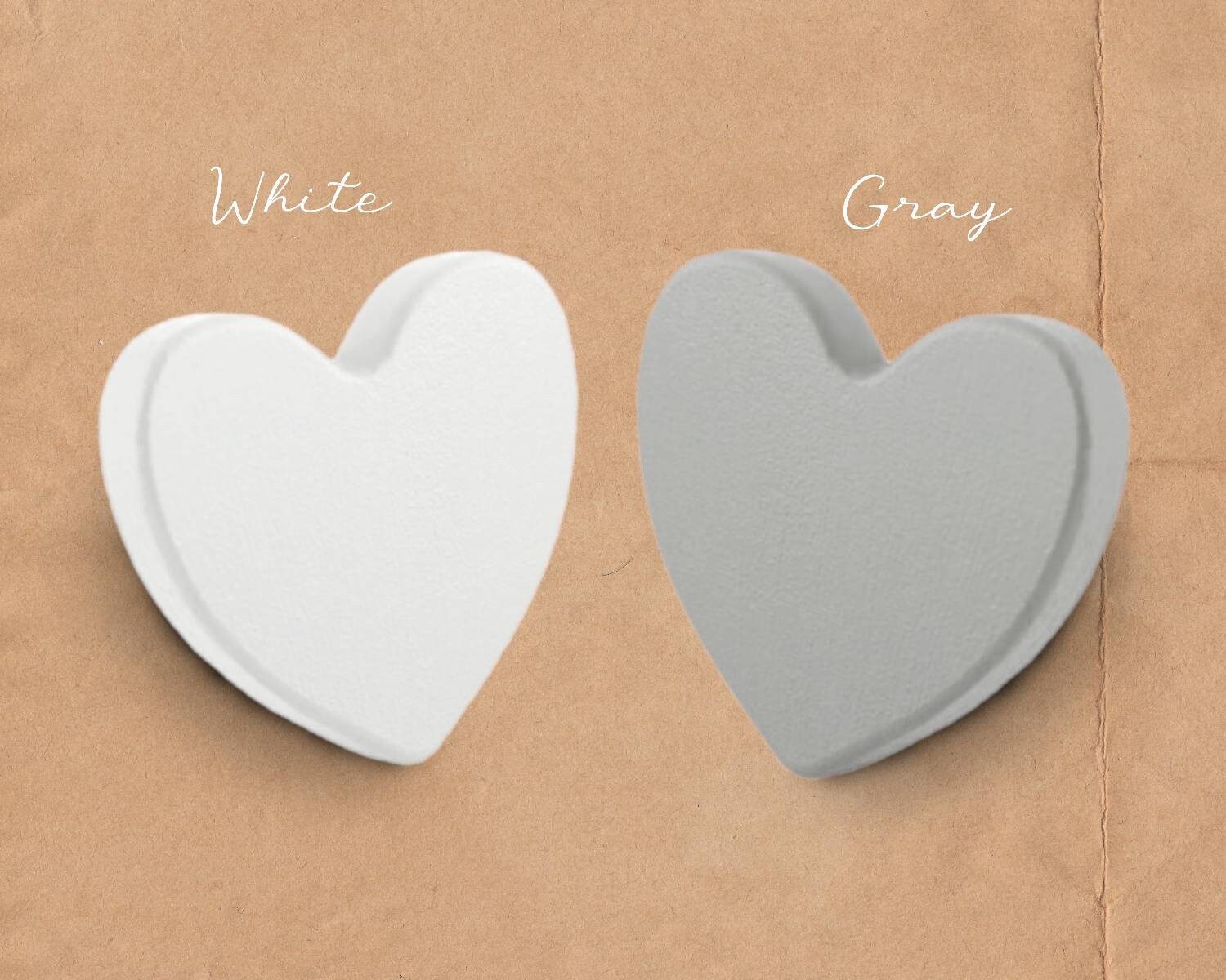 Heart Drawer Knobs Boho Drawer Knobs Nursery Knobs White Etsy