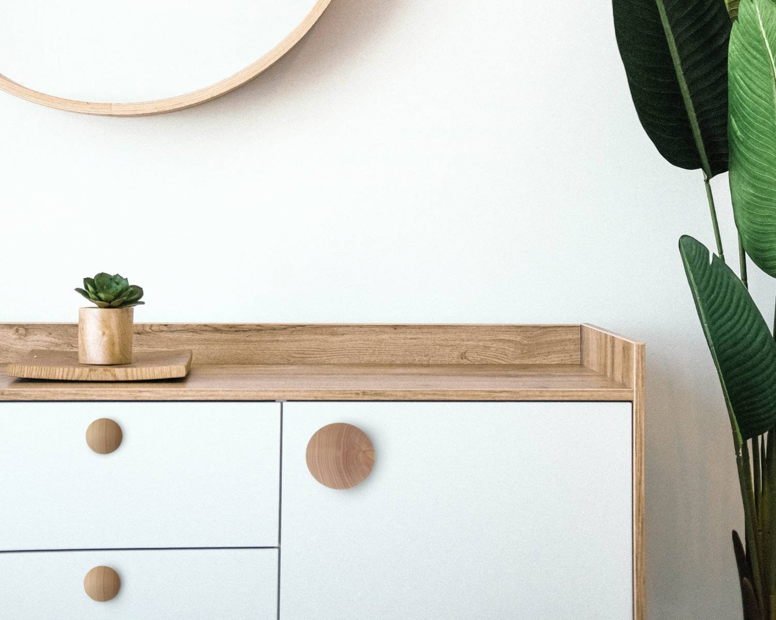 Extra Large Knobs 90mm 3.5 Wood Knobs Wood Etsy