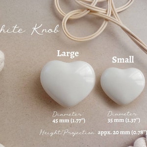 Heart Drawer Knobs Nursery Knobs, Heart Knobs, Dresser Knobs for Nursery, Nursery Knobs, Kids Drawer Knobs, Porcelain Knobs White