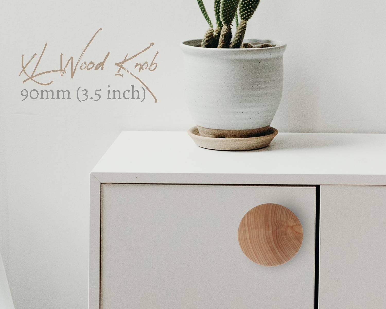 Extra Large Knobs 90mm 3.5 Wood Knobs Wood Etsy UK