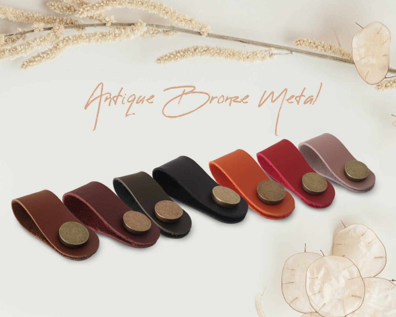 Leather Drawer Pulls Knobs for Hemnes Dresser Vegan Leather Etsy