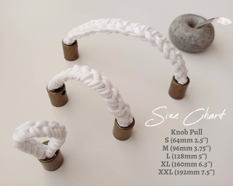 Rope Drawer Pulls Beach Drawer Pulls Nautical Drawer Pulls Etsy