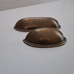 Antique Bronze Cup Pulls, Antique Brass Cup Pulls, Cup Pulls, Drawer Pulls, Antique Brass Drawer Pulls, Knobs and Pulls,Cup Drawer Pulls