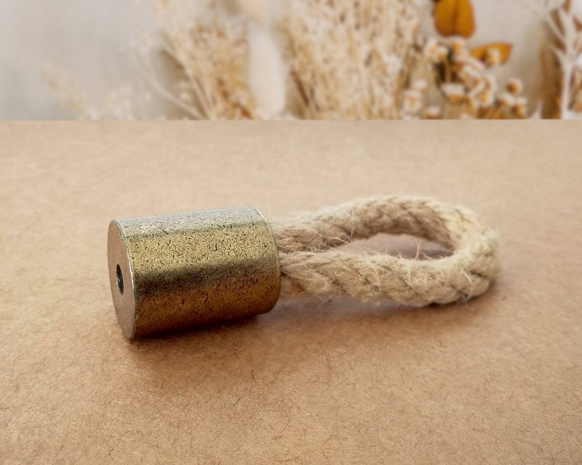 Rope Drawer Pull Boho Drawer Pulls Wicker Pulls Dresser Pulls Etsy