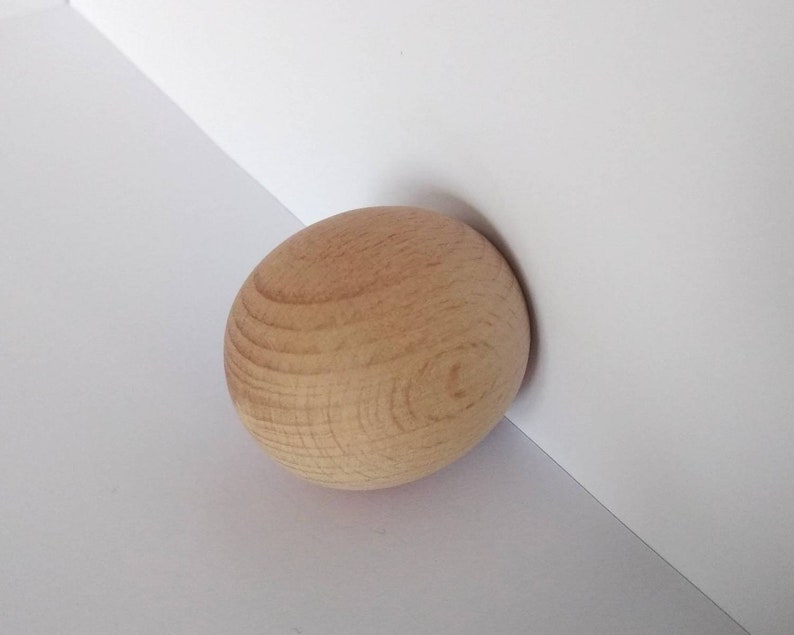 Wood Drawer Knobs 1.3 Large Wood Knobs Wood Etsy