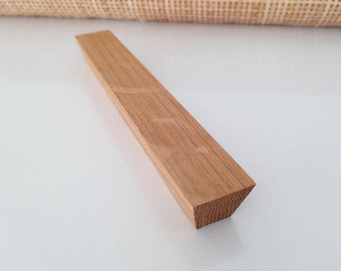Wood Handle 2.5" 3.78" 5" 6.3 7.5 8.8" Wood Pulls 64 96 128 160 192 224mm Oak Wood Pulls Wood Iroko Wood Handle Wood Pull Handle Wardrobe
