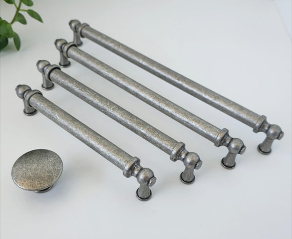 silver dresser pulls Cabinet Pull Handle Silver White Drawer Knob Ceramic Cabinet Handle  Porcelain Dresser Pulls Kitchen Door Handles Hardware (L:4.9" (125 mm)  /C-C:3"(76 mm))