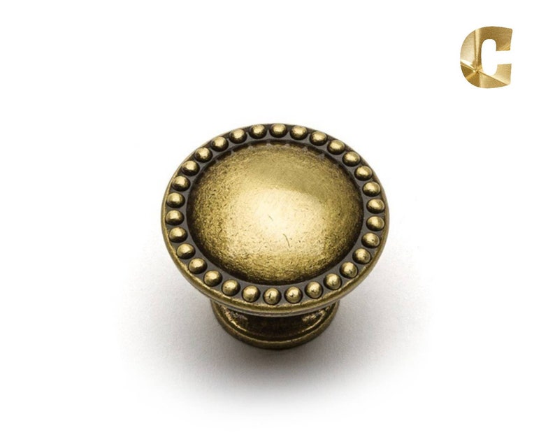Antique Bronze Knobs PART1 Antique Gold Knobs Dresser Knob Etsy