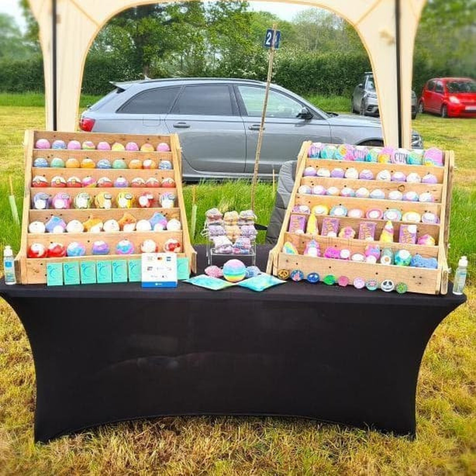 6 Shelf Wooden Display Unit for Wax Melts Bath Bombs Etsy