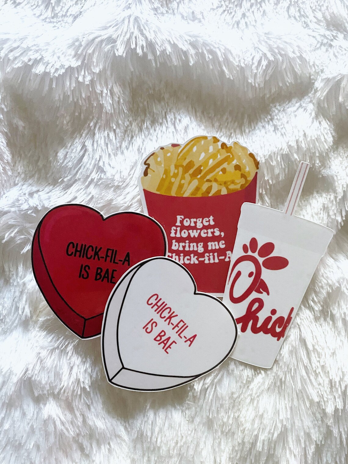 Love Chick-fil-a Sticker Pack Stickers for Laptop Stickers | Etsy