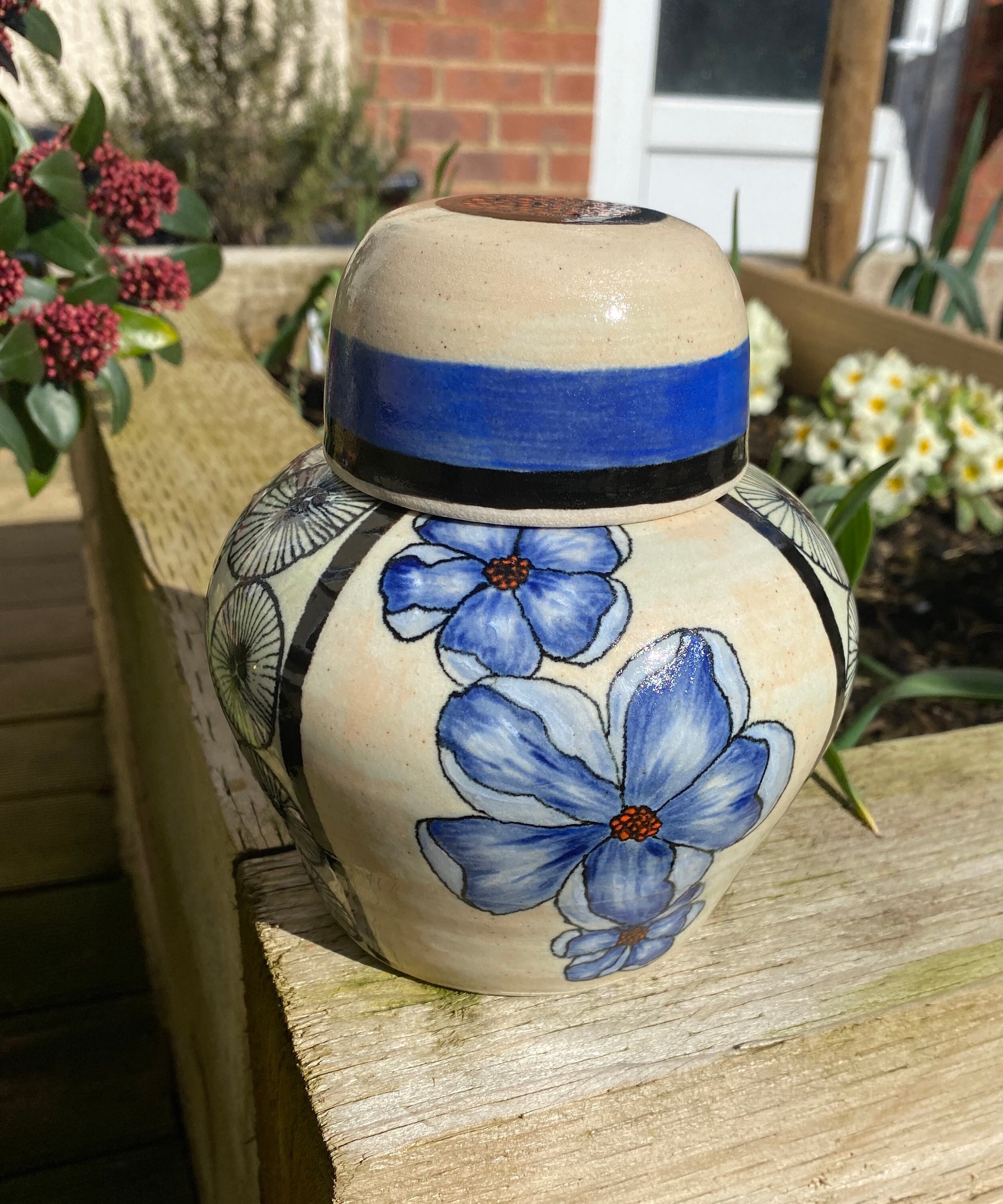 Handmade ceramic Ginger Jar Etsy