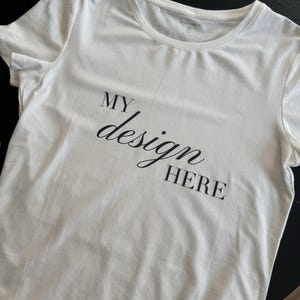 Benutzerdefinierte Bügelbild Vinyl-Aufkleber - personalisierte Wärmetransfer-Abziehbilder für Stoff | Cricut Vinyl für T-Shirts, Taschen, & mehr