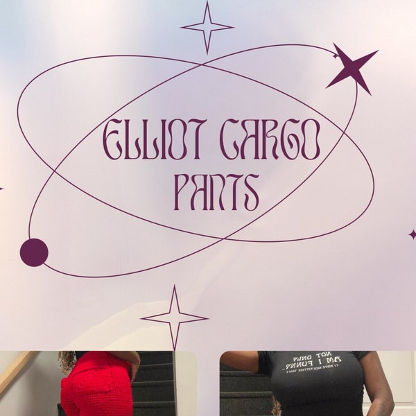Elliot Cargo Pants Crochet Pattern-PDF ONLY