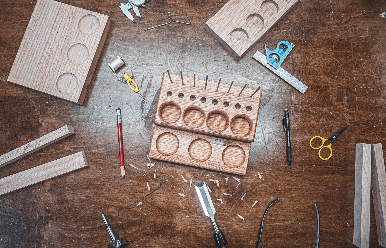 Desktop Fly Tying Organizer Fly Tying Material Organizer Fly Etsy