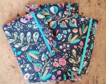 Notebook cover in 3 sizes: A4, 17 x 22 (school notebook), 24 x 32, 9 x 14 notebook