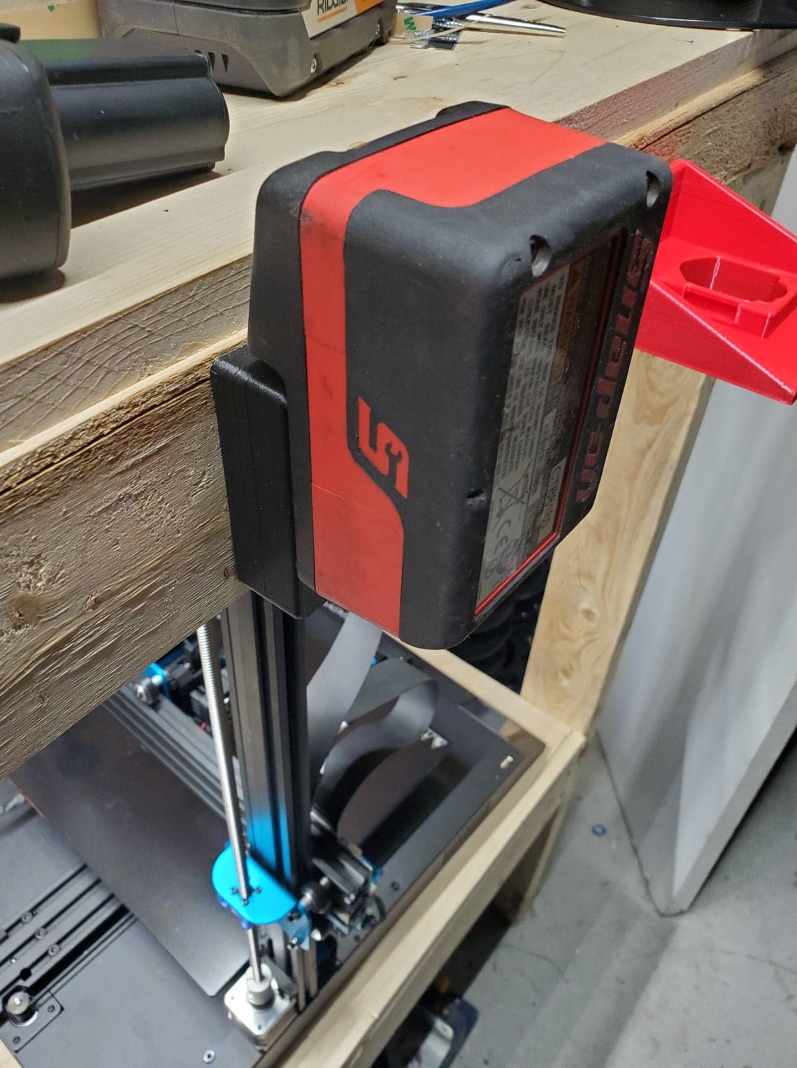 Snapon 18v battery mount/holder. 5 Pack 3D Printed ABS Etsy