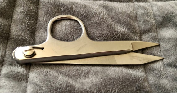 Vintage Stainless Steel Thread Clippers - Compton… - image 2