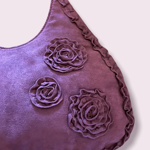 Faux Suede Purse Etsy