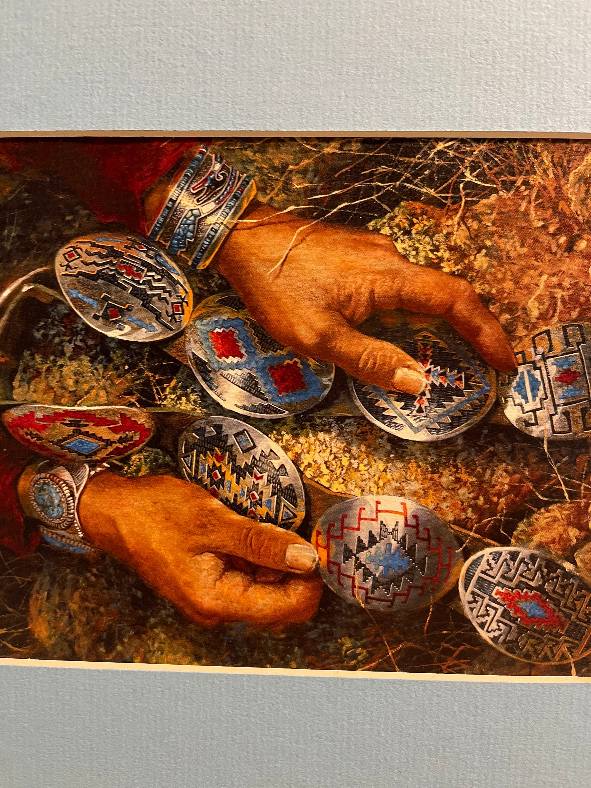 【爆売りセール開催中！】 Vintage Southwestern Handmade American Indian Jewelry Print アート・デザイン・音楽