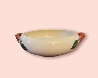 Vintage Franciscan ware 8” serving bowl with handles