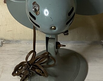 Vintage 1940s Jet Air Table Fan: Dominion Electric Art Deco Decor